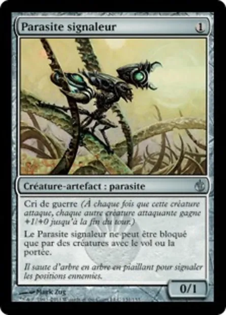 Parasite signaleur, carte Magic MBS 131 — extension Mirrodin assiégé
