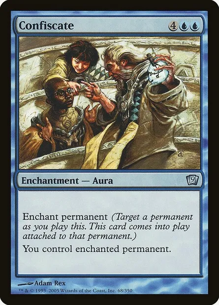 Confiscation, carte Magic 9ED 68★ — extension Neuvième Edition