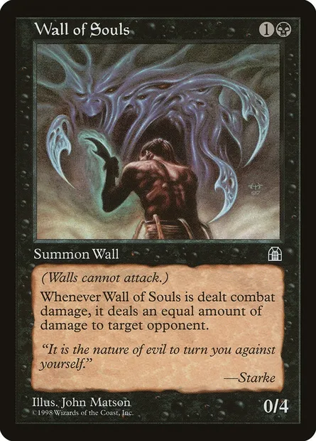 Wall of Souls, Magic card STH 75 — Stronghold set