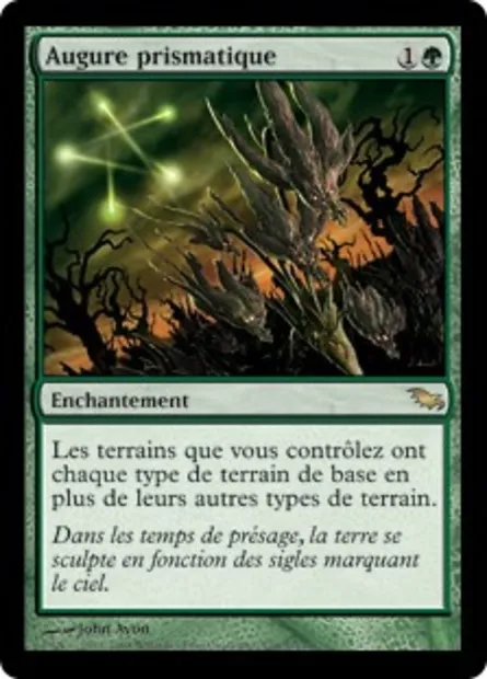 Augure prismatique, carte Magic SHM 126 — extension Sombrelande