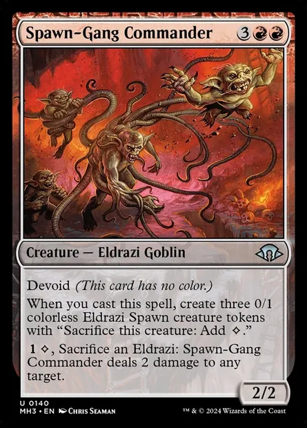 Spawn-Gang Commander, Magic card MH3 140 — Modern Horizons 3 set