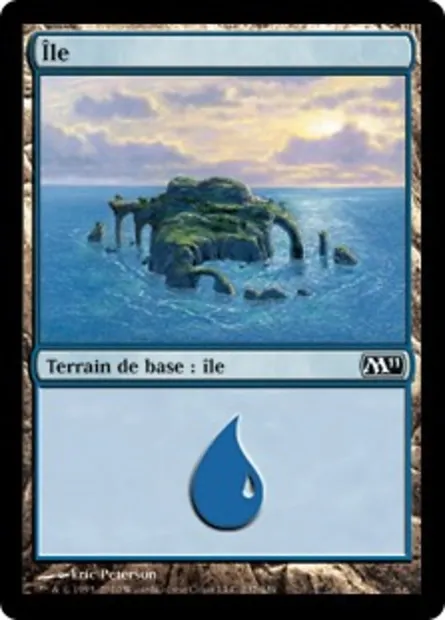 Île, carte Magic M11 237 — extension Magic 2011
