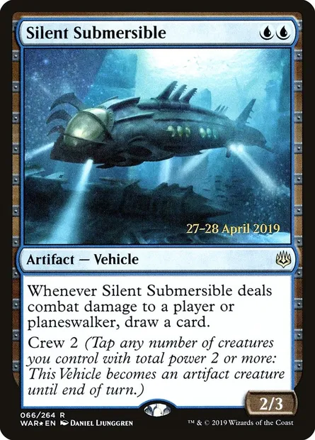 Silent Submersible, Magic card PWAR 66s — War of the Spark Promos set