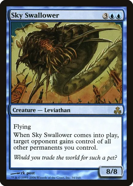 Sky Swallower, Magic card GPT 34 — Guildpact set