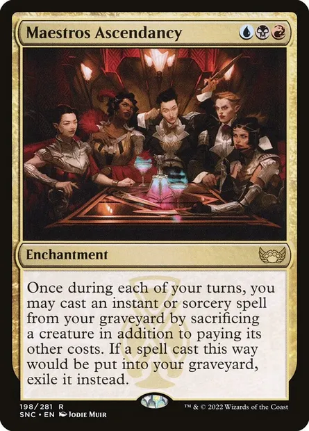 Maestros Ascendancy, Magic card SNC 198 — Streets of New Capenna set