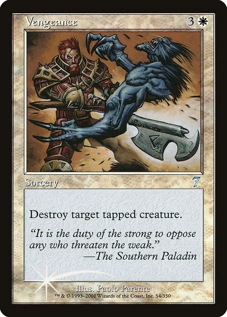 Vengeance, Magic card 7ED 54★ — Seventh Edition set