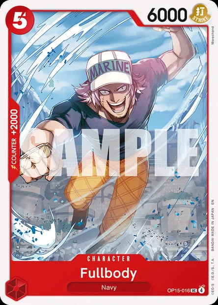 Fullbody, One Piece card OP15-016 — ADVENTURE ON KAMI’S ISLAND set