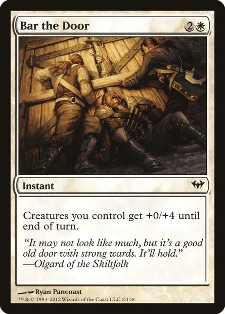 Bar the Door, Magic card DKA 2 — Dark Ascension set