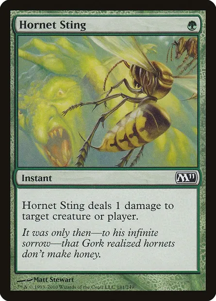 Hornet Sting, Magic card M11 181 — Magic 2011 set