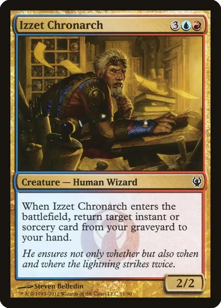 Izzet Chronarch, Magic card DDJ 11 — Duel Decks: Izzet vs. Golgari set
