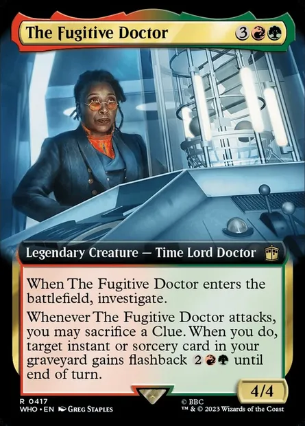 The Fugitive Doctor, Magic card WHO 417 — Doctor Who set