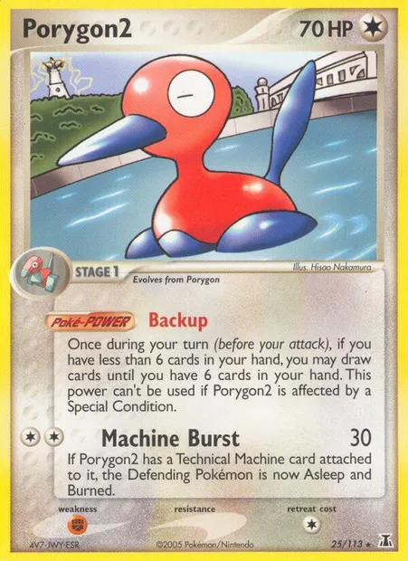 Porygon2, Pokémon card DS 25 — Delta Species set