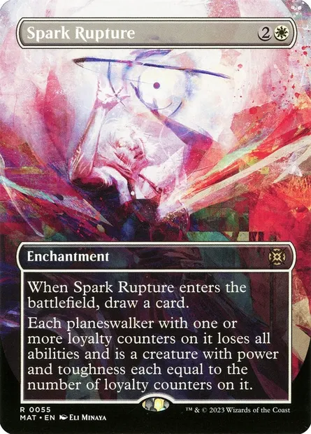 Spark Rupture, Magic card MAT 55 — March of the Machine: The Aftermath set