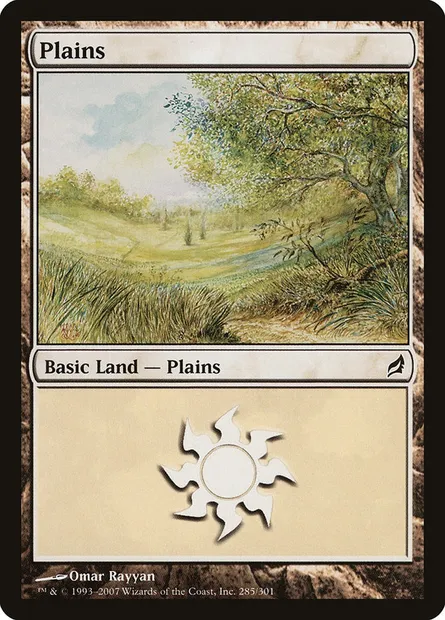 Plains, Magic card LRW 285 — Lorwyn set