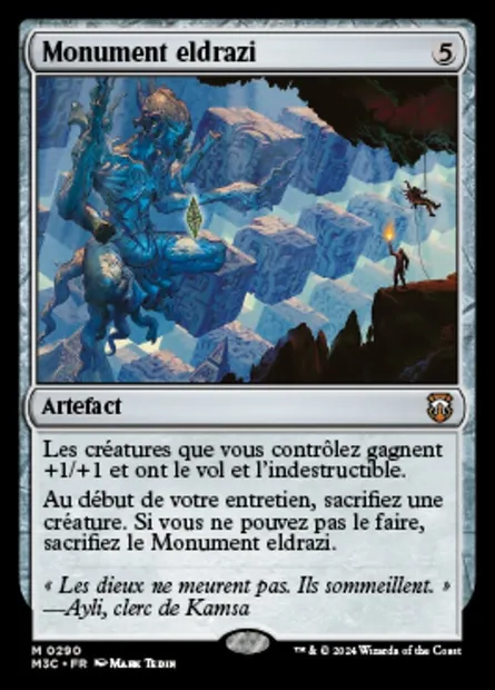 Monument eldrazi, carte Magic M3C 290 — extension Modern Horizons 3 Commander