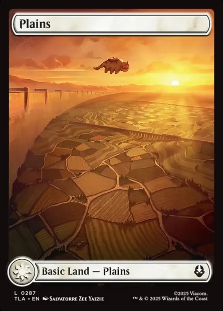 Plains, Magic card TLA 287 — Avatar: The Last Airbender set