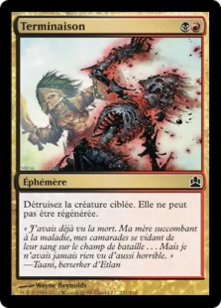 Terminaison, carte Magic CMD 231 — extension Commander 2011