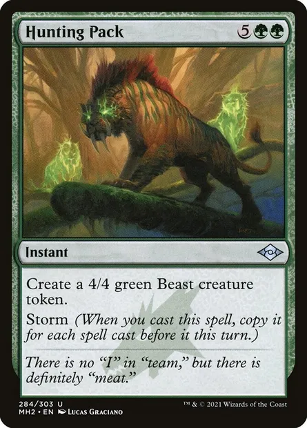 Hunting Pack, Magic card MH2 284 — Modern Horizons 2 set