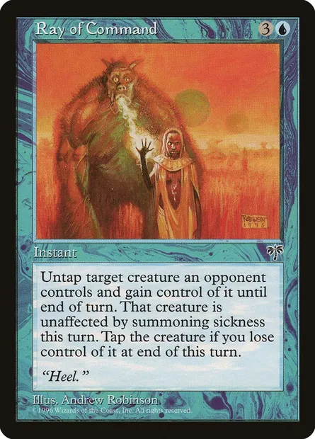Rayon de commandement, carte Magic MIR 86 — extension Mirage