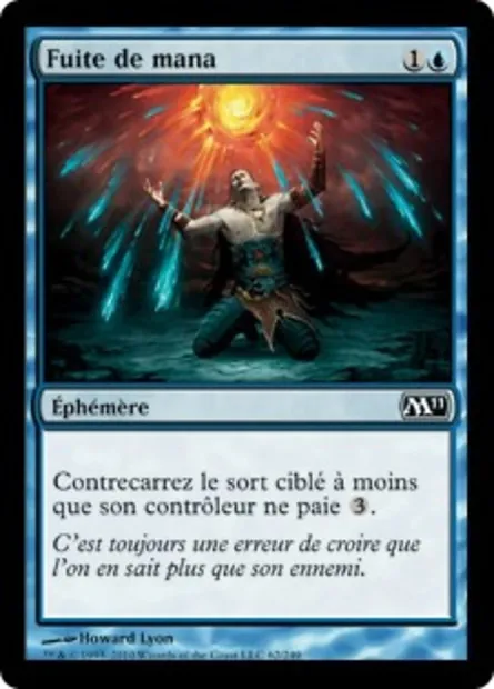 Fuite de mana, carte Magic M11 62 — extension Magic 2011
