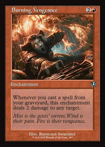 Burning Vengeance, Magic card INR 397 — Innistrad Remastered set
