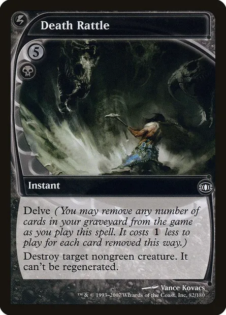 Death Rattle, Magic card FUT 82 — Future Sight set