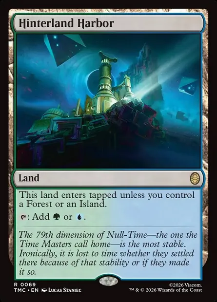 Hinterland Harbor, Magic card TMC 69 — Teenage Mutant Ninja Turtles Eternal set