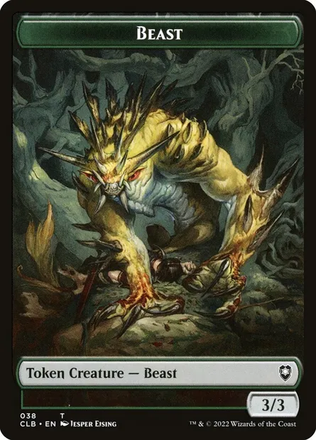 Beast, Magic card TCLB 38 — Battle for Baldur's Gate Tokens set