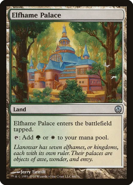 Palais terrelfe, carte Magic DDE 64 — extension Duel Decks: Phyrexia vs. the Coalition