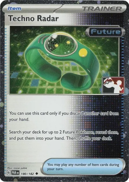 Techno-Radar, carte Pokémon PPS 180-2 — extension Play! Pokémon Prize Pack Series