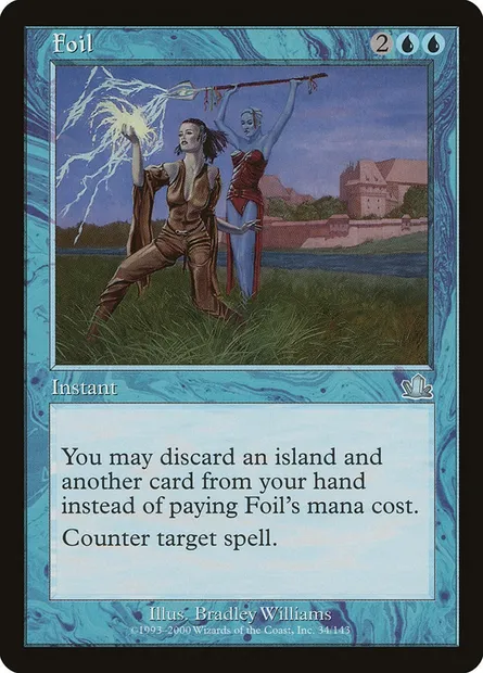 Foil, Magic card PCY 34 — Prophecy set