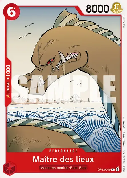 Maître des lieux, carte One Piece OP13-010 — extension SUCCESSEURS