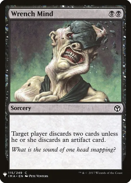 Wrench Mind, Magic card PLST IMA-115 — The List set