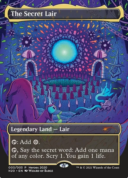The Secret Lair, Magic card PH20 3 — 2020 Heroes of the Realm set