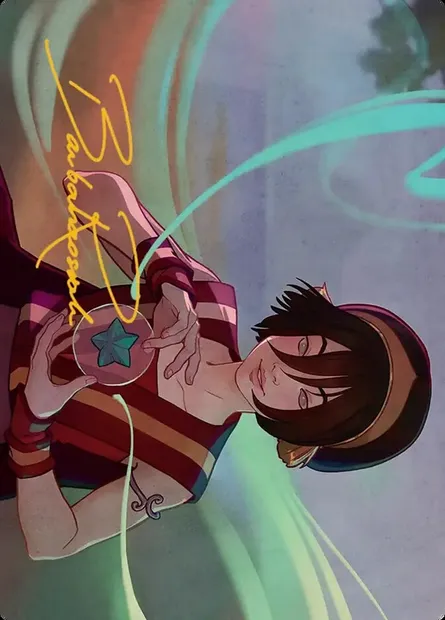 Toph, the First Metalbender // Toph, the First Metalbender, carte Magic ATLA 49 — extension Avatar: the Last Airbender Art Series