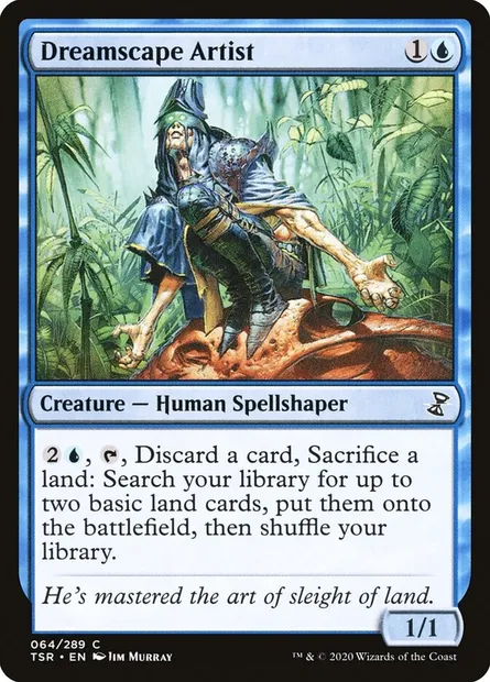 Dreamscape Artist, Magic card TSR 64 — Time Spiral Remastered set