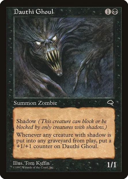 Dauthi Ghoul, Magic card TMP 121 — Tempest set
