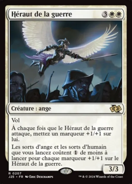 Héraut de la guerre, carte Magic J25 207 — extension Foundations Jumpstart