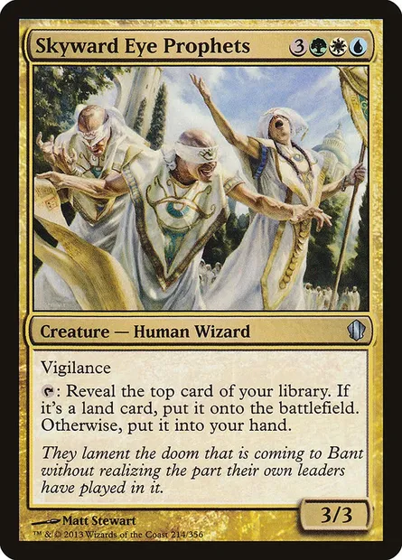 Skyward Eye Prophets, Magic card C13 214 — Commander 2013 set