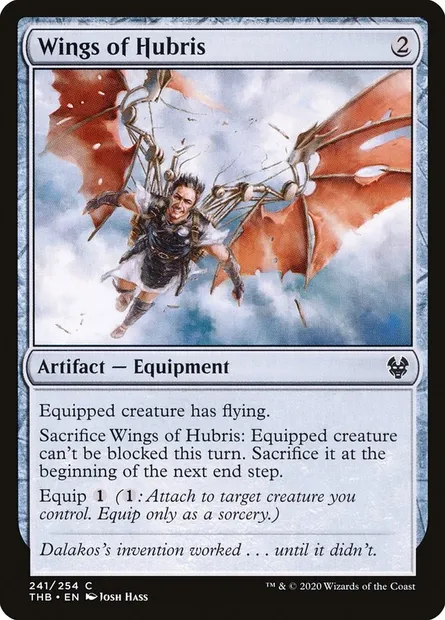 Wings of Hubris, Magic card THB 241 — Theros Beyond Death set