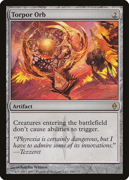 Torpor Orb, Magic card NPH 162 — New Phyrexia set