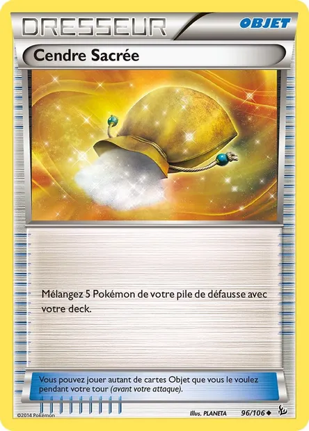 Cendre Sacrée, carte Pokémon FLF 96 — extension Étincelles