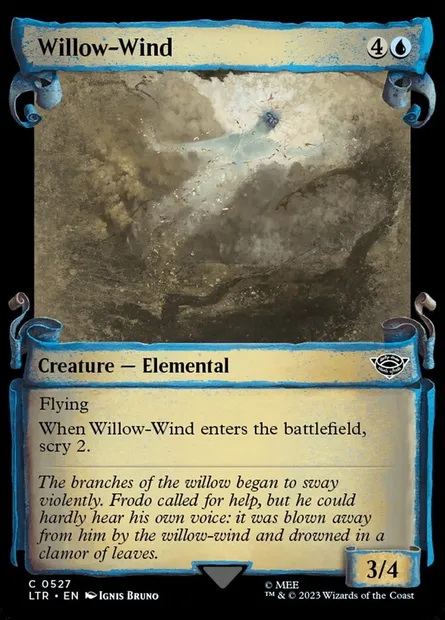Willow-Wind, Magic card LTR 527 — The Lord of the Rings: Tales of Middle-earth set