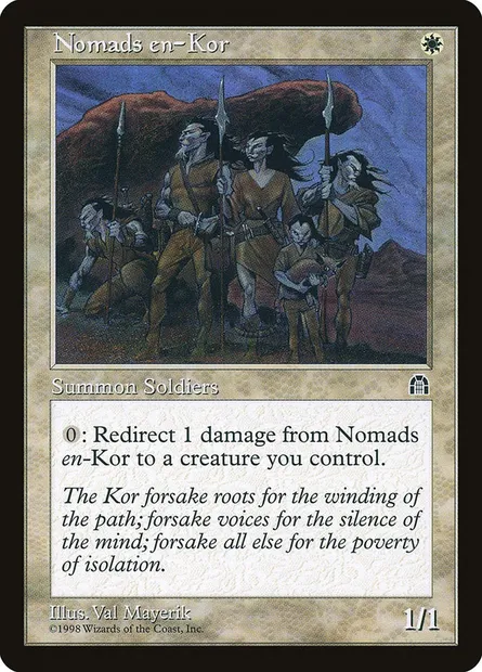 Nomads en-Kor, Magic card STH 9 — Stronghold set