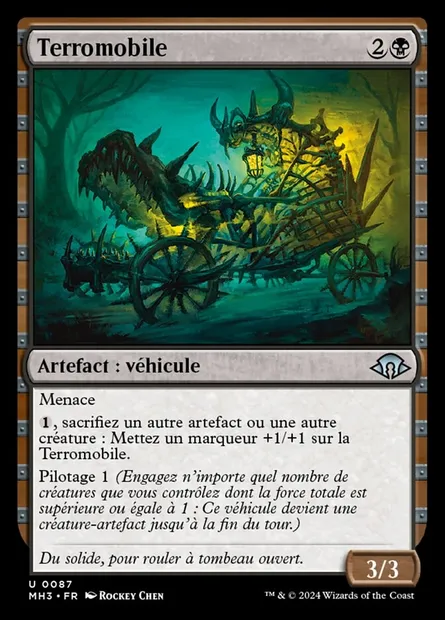 Terromobile, carte Magic MH3 87 — extension Modern Horizons 3