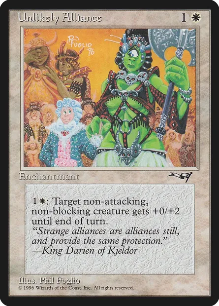 Alliance improbable, carte Magic ALL 20 — extension Alliances