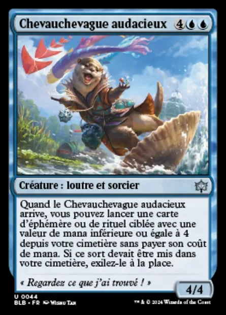 Chevauchevague audacieux, carte Magic BLB 44 — extension Bloomburrow