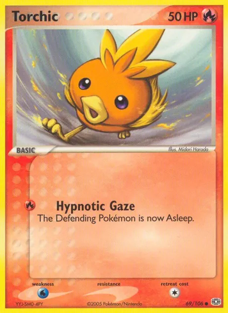Torchic, Pokémon card EM 69 — Emerald set