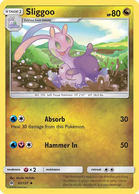 Sliggoo, Pokémon card FLI 93 — Forbidden Light set