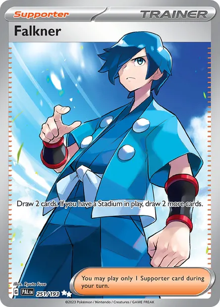 Falkner, Pokémon card PAL 251 — Paldea Evolved set